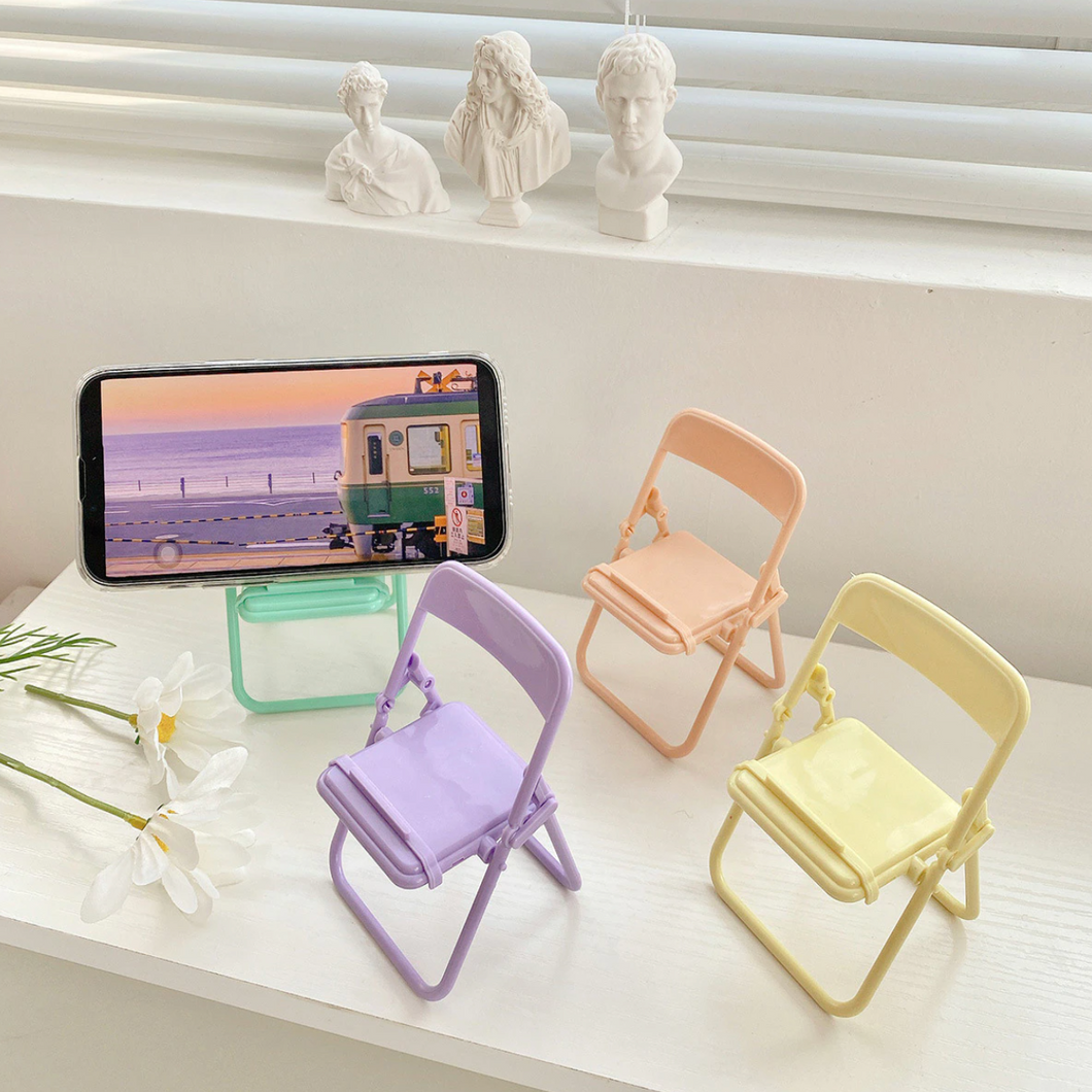 Folding Chair Phone Stand